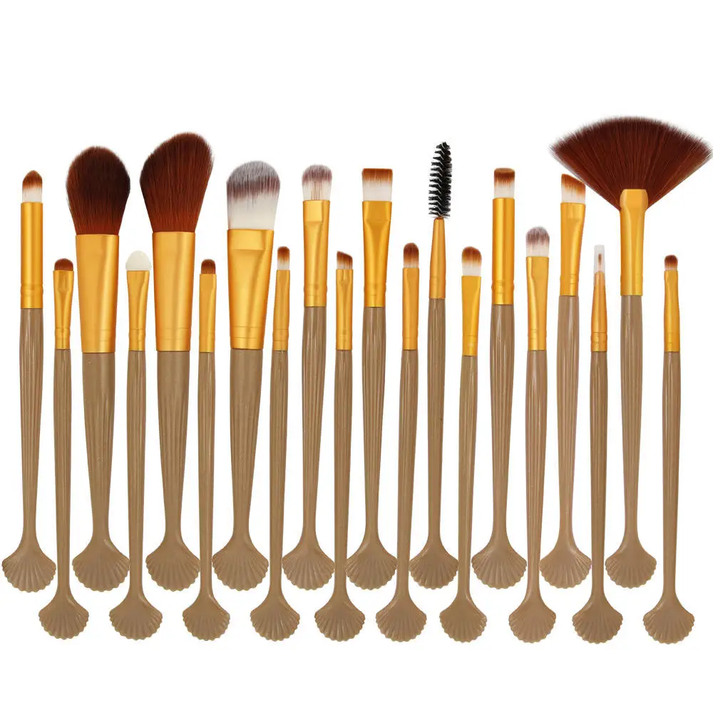 20 Pieces Makeup Brush Set Professional Face Eye Shadow Eyeliner Foundation Blush Lip Brushes Cosmetics | Красота и здоровье