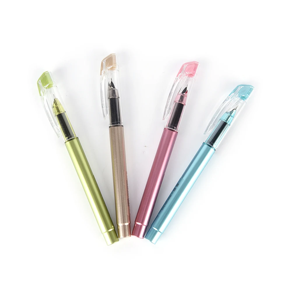 Милый кавайный конфетный цвет Пластик каллиграфия чернильная ручка для письма