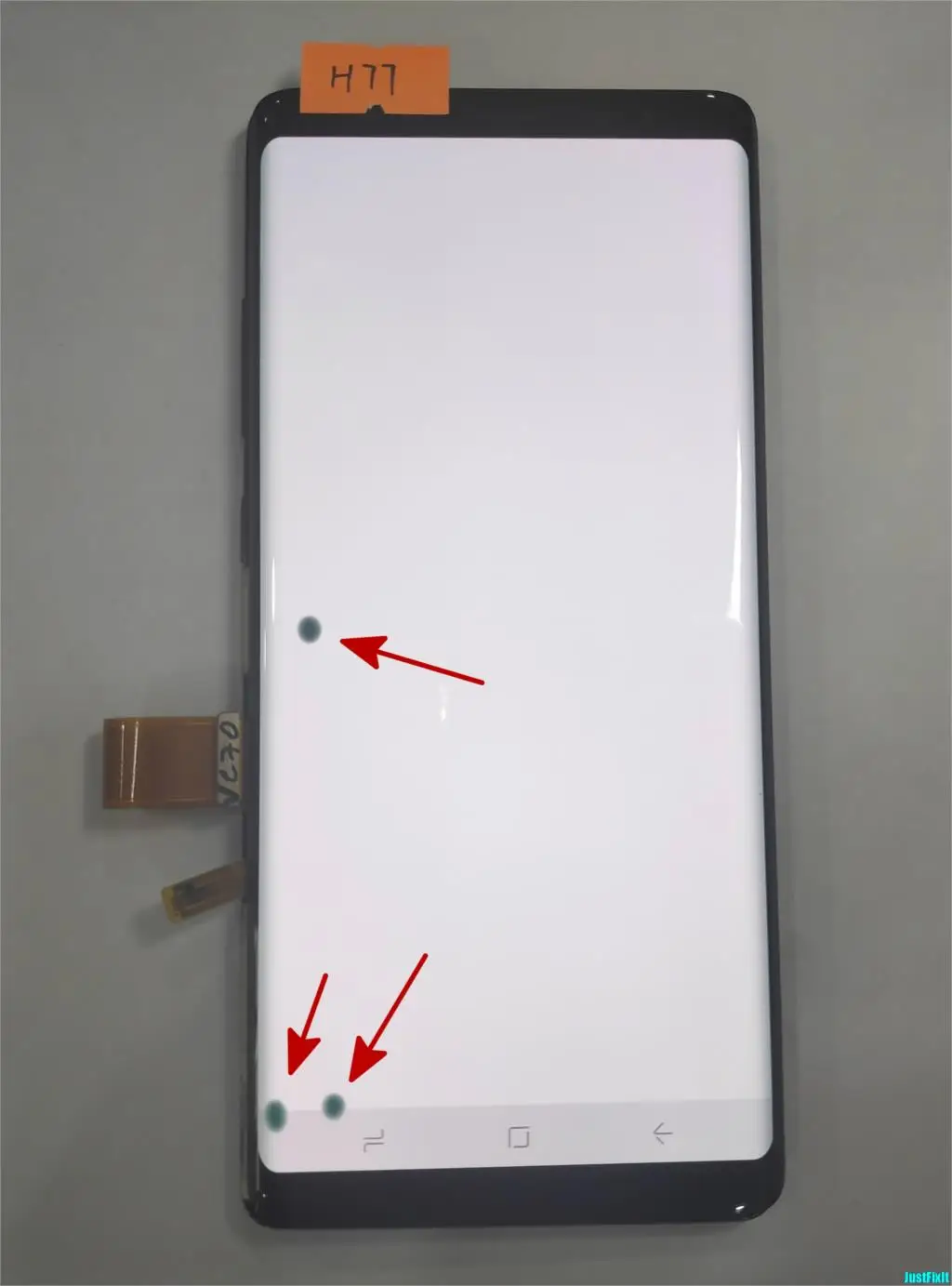 H77 Для samsung Galaxy Note 8 N9500 N950FD N950U дефект ЖК-дисплей кодирующий преобразователь сенсорного экрана в сборе 6," Super Amoled - Цвет: H77