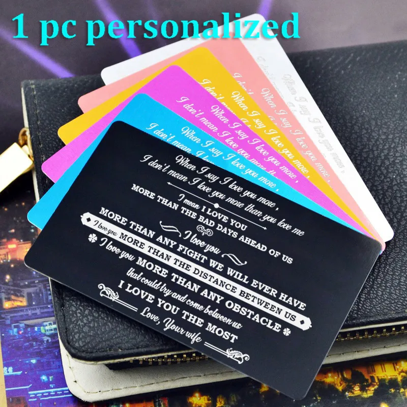 Персонализированный Металлический бумажник вставка для карт