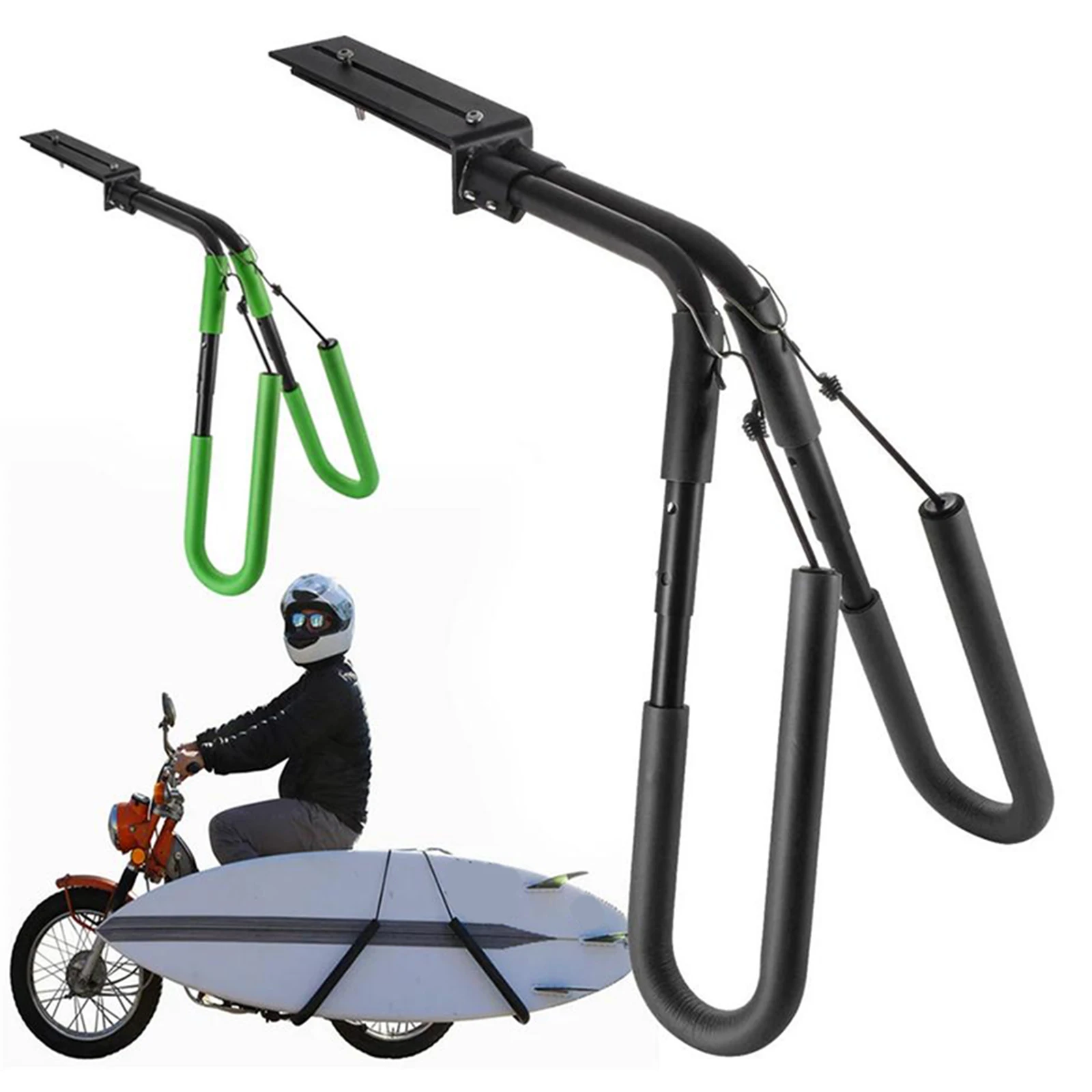 

Adjustable Motor Bike Surfboard Rack Bicycle Surfing Carrier Mount to Seat Posts Accessories Surfboard Bicycle Rack Surfing