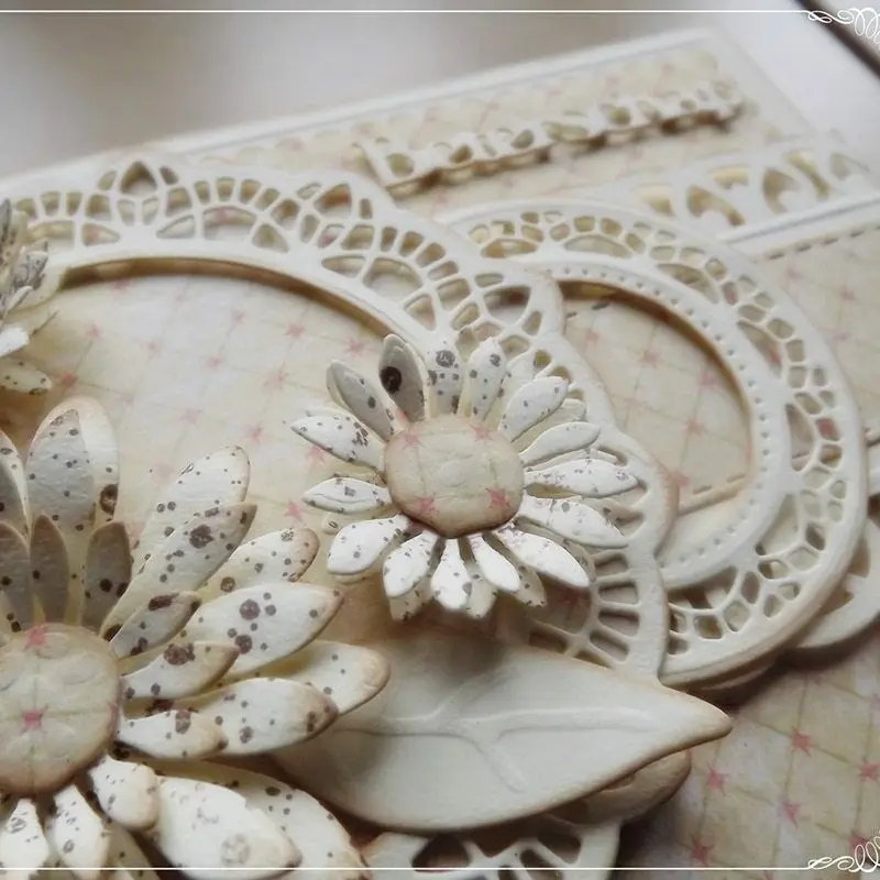 L-Sunday Crafts Die Cuts Lace Border Metal Cutting Dies Stencils ScrapbookIing Paper Card Making Craft Deocr DIY | Дом и сад