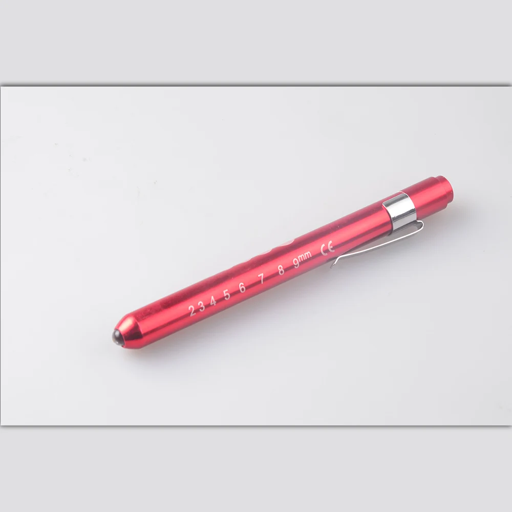 Red TOPCOM Медсестра Карманный Penlight Врач Ручка свет Аварийный Желтый Луч - Испускаемый цвет: Red