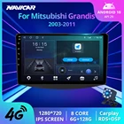 Автомагнитола 2DIN Android 2003 для Mitsubishi Grandis 2011-с GPS-навигацией, автомобильный мультимедийный плеер, Авторадио NO 2Din DVD Carplay