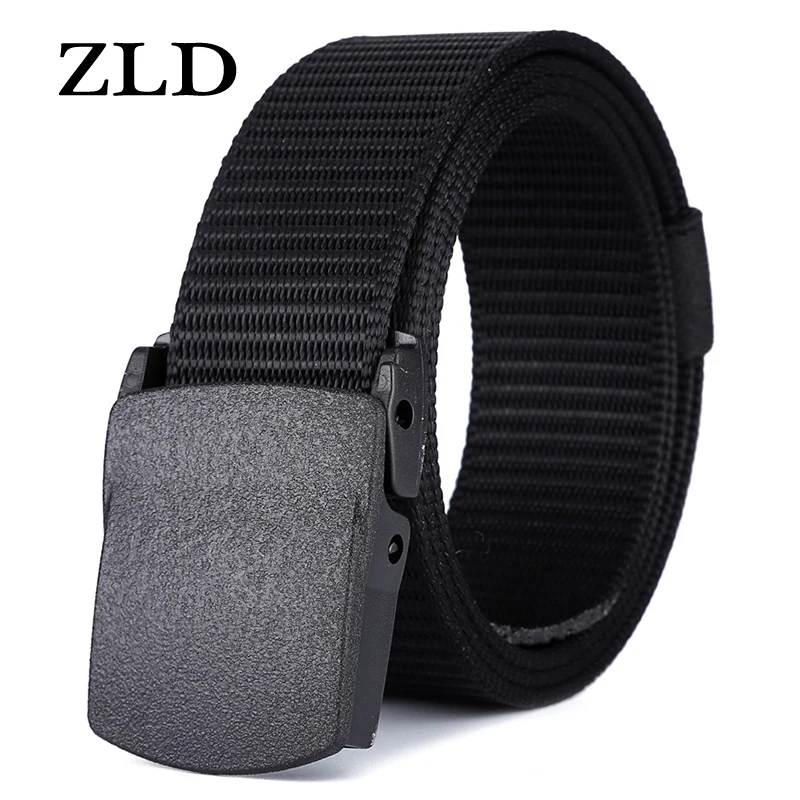 

ZLD Fashion leisure Automatic buckle men hypoallergenic belt tactical belt outdoor ladies sports canvas mountaineering women