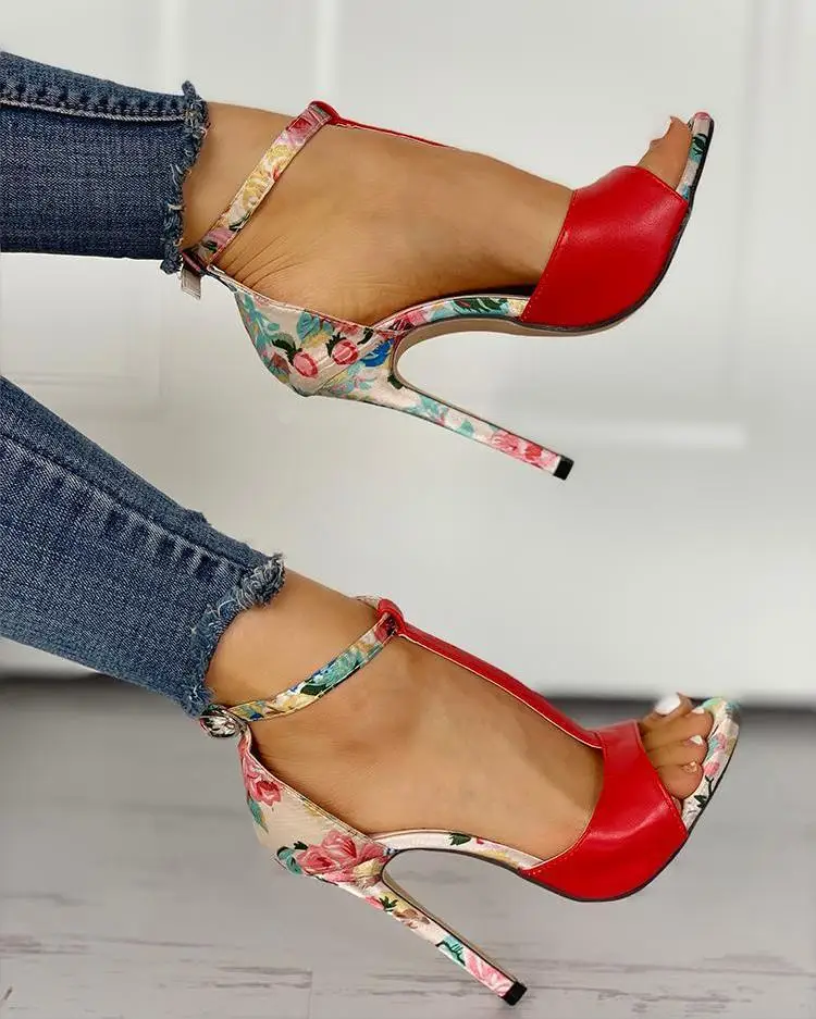 2019 г. Zapatos модные летние пикантные туфли Красного цвета на высоком каблуке 10 см
