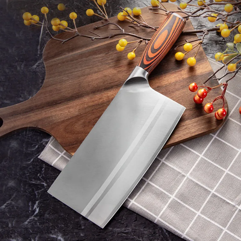 Кухонный нож бытовой из нержавеющей стали для шеф-повара мясорубки КИТАЙСКИЙ