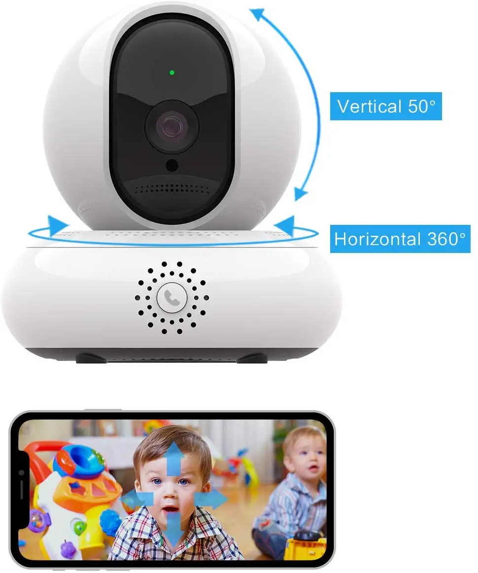 YUNSYE 1080P Wi-Fi беспроводная сетевая камера домашняя ИК-камера видеонаблюдения 2.0MP