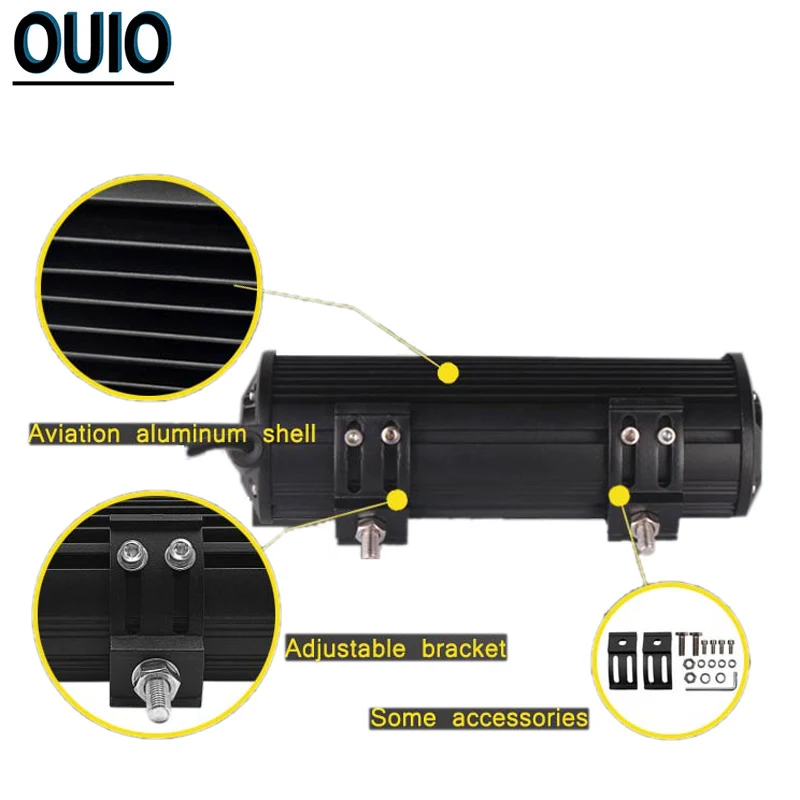 432W 16 дюймов внедорожный светильник бар рабочий для вождения по бездорожью лодок