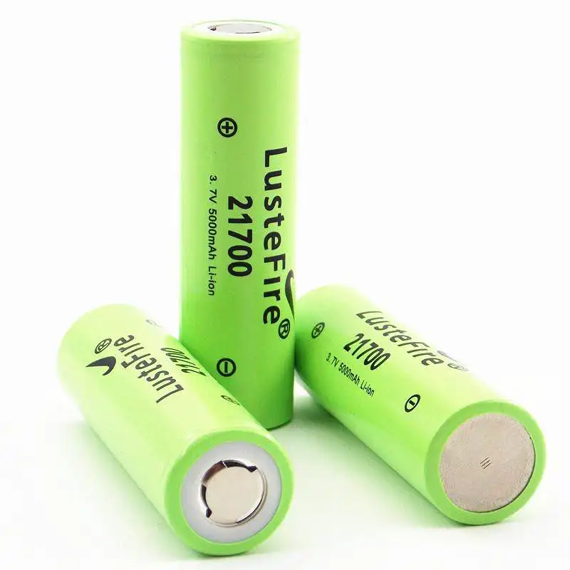 LusteFire 21700 3.7V 5000mAh Li-ion rechargeable battery high-discharge high-drain