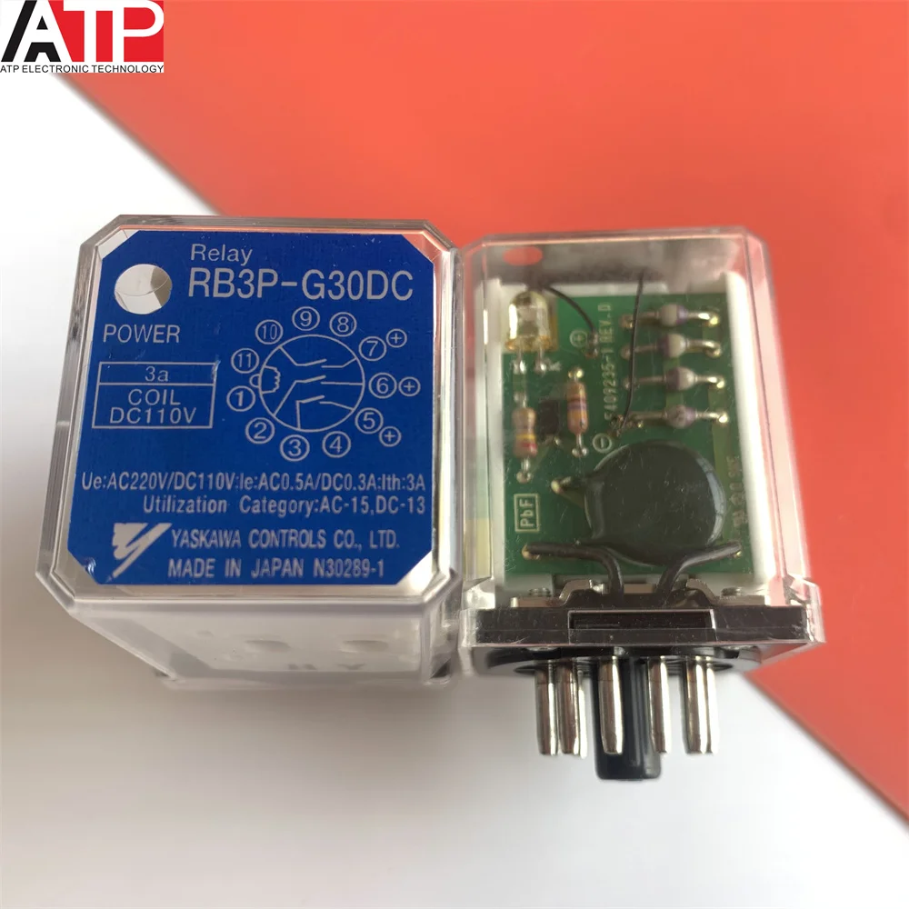 

1PCS RB3P-G30DC-DC110V imported relay RB3P-G30DC DC110V genuine welcome to consult and order.