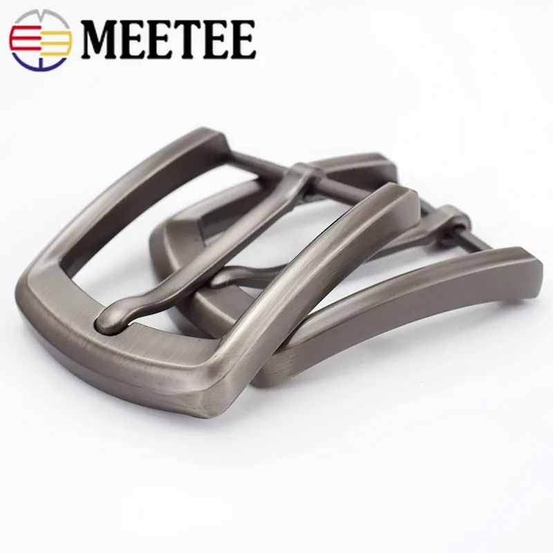 Meetee 1/2/5 шт. 40 мм Металлические пряжки для ремня матовая пряжка мужской ковбойской
