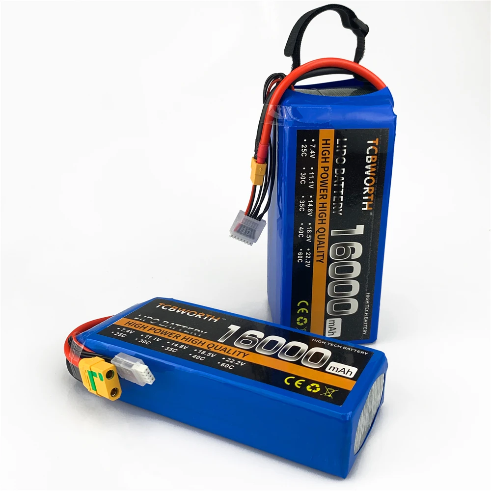 3S RC LiPo Батарея 11 1 V 16000 мА/ч 25C литиевые батареи для РУ самолет квадротор