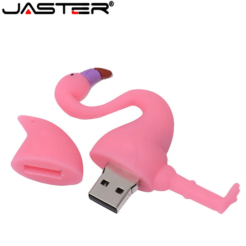 USB флеш накопитель JASTER в виде фламинго 32 4 Гб|USB флэш-накопители| |