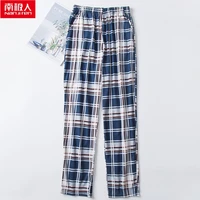 nanjiren mens pajama sleepwear pants hot sale thin 100 cotton mens bottoms casual home trousers anti mosquito pajamas pants