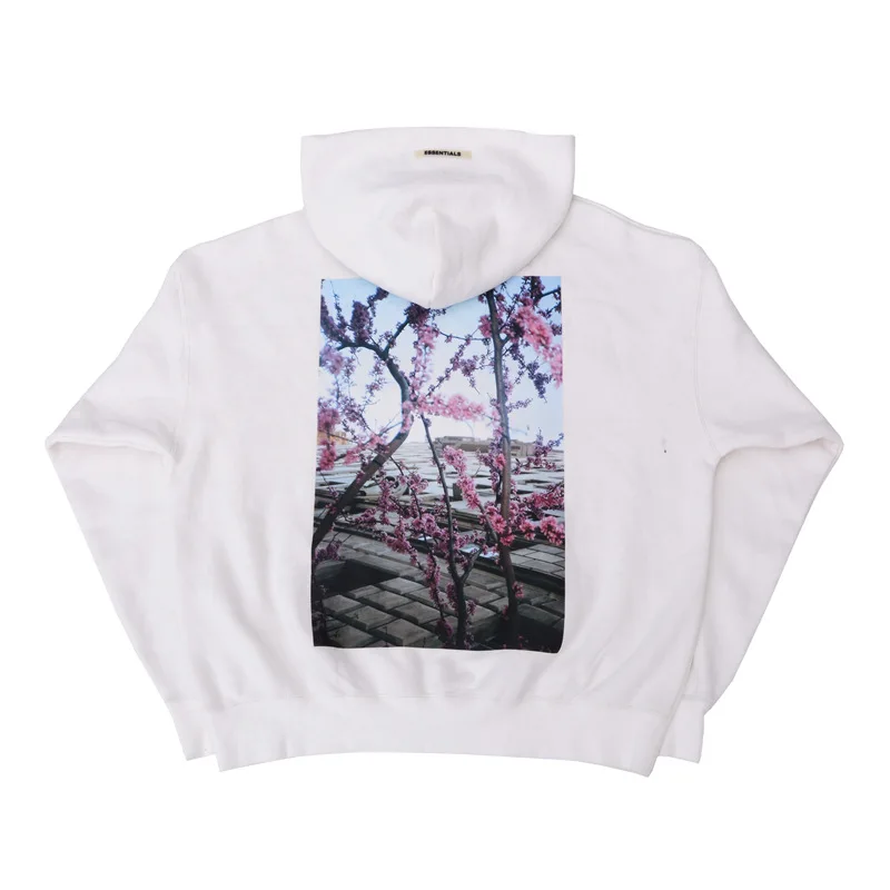 

FMZXG Floral prints, hooded sweater, FEAR OF GOD, beauty tide and velvet hoodies.