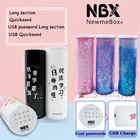 Коробка для ручек NBX cool quicksand, жесткий пенал с блестками, USB-зарядка, пароль, не теряет любимые школьники, канцелярские принадлежности