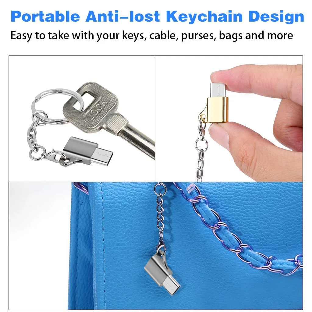 Переходник с Type C на USB 3 0 для зарядки безопасный преобразователь синхронизации