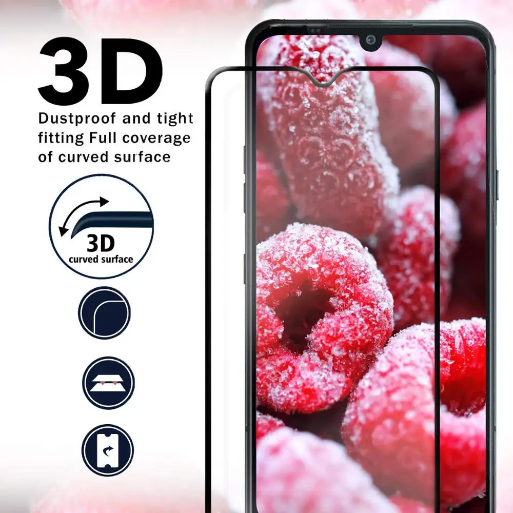 3D полное закаленное стекло для LG V60 покрытие 9H Защитная пленка экрана V60|Защитные