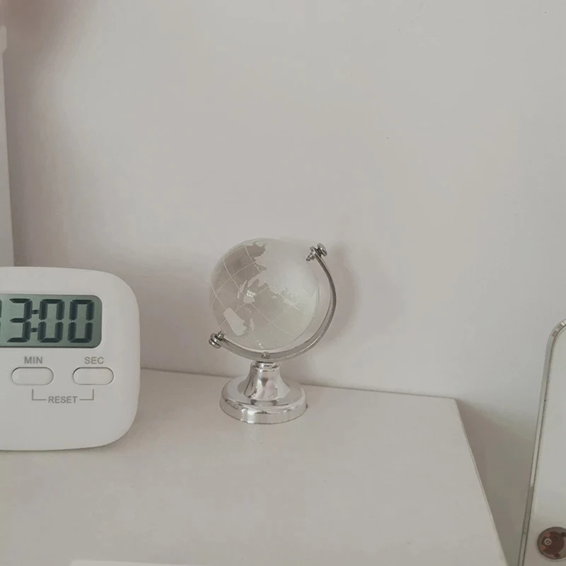 Мини милый стеклянный глобус для детей и взрослых земной отличные развивающие