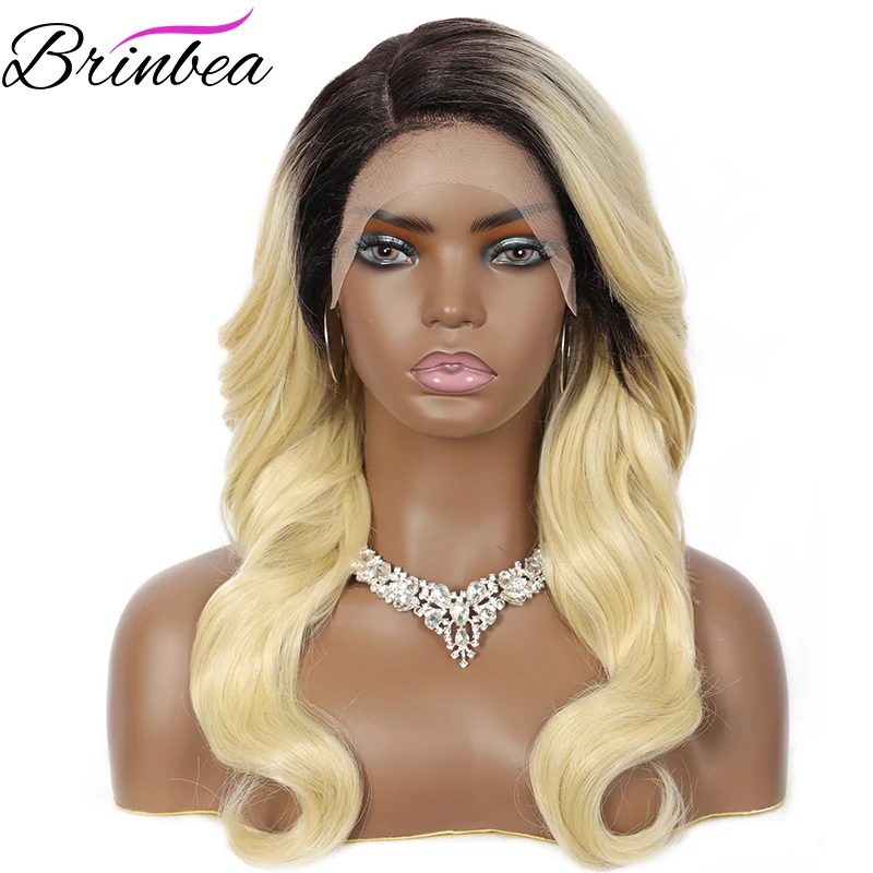 

Brinbea 20 Inches Swiss Lace Front with Baby Hair for Women Side Parted Long Curly Wavy Japan Made 5” Deep Lace Part Wigs