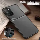 Роскошный Магнитный чехол с кожаной текстурой для автомобиля Xiaomi Poco M3 Pro M2 Pro X3 X3NFC X2 F3 F2Pro, матовый Силиконовый противоударный чехол-бампер