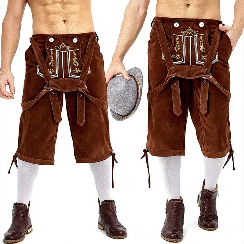 Костюм мужской на Хэллоуин одежда для взрослых немецкие баварские шорты