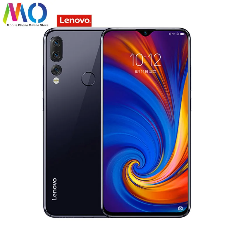 Lenovo Z5S Смартфон Android 9 Qualcomm 2 GHz 6 3 &quot4 Гб ОЗУ 64 ПЗУ 16 МП B20 отпечаток пальца лица ID