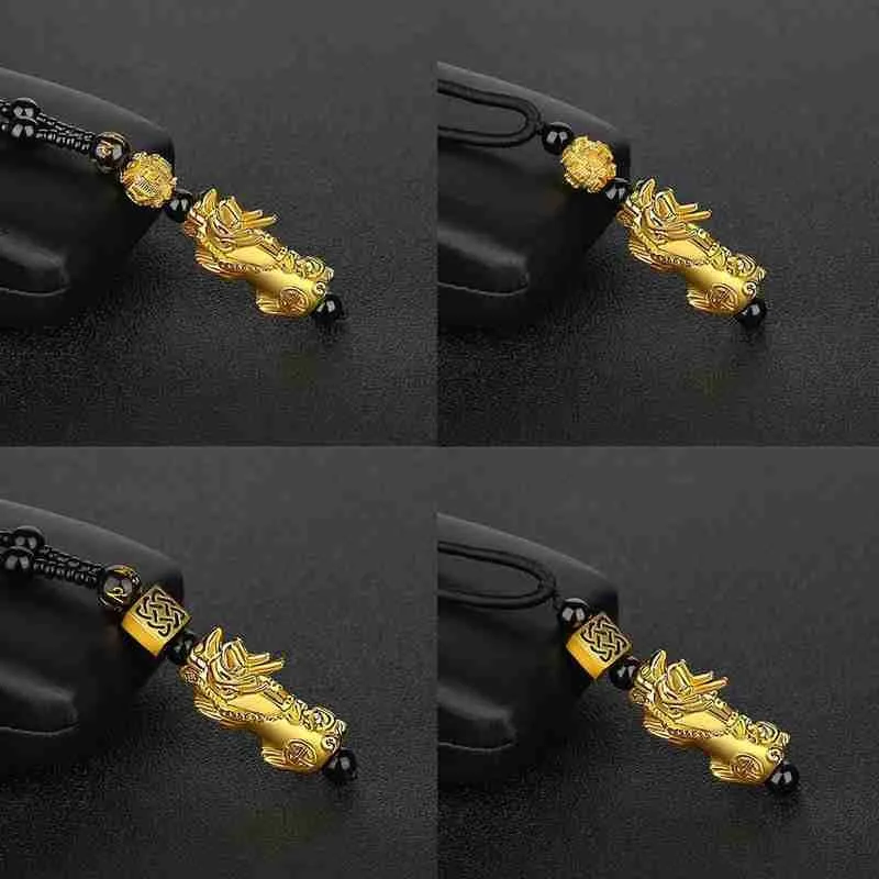 Подвеска золотого цвета с искусственными драгоценными мотивами подвески шестью