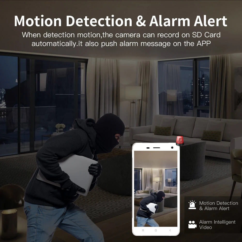 Wifi камера 1080 P беспроводная домашняя ip для безопасности наблюдения ночное