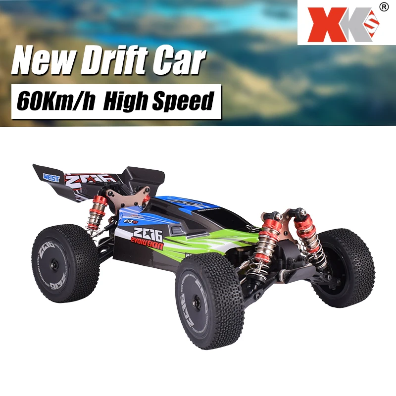 Wltoys XK 144001 1:14 RC автомобиль 60 км/ч высокая скорость гоночный 2 4 ГГц багги 4WD