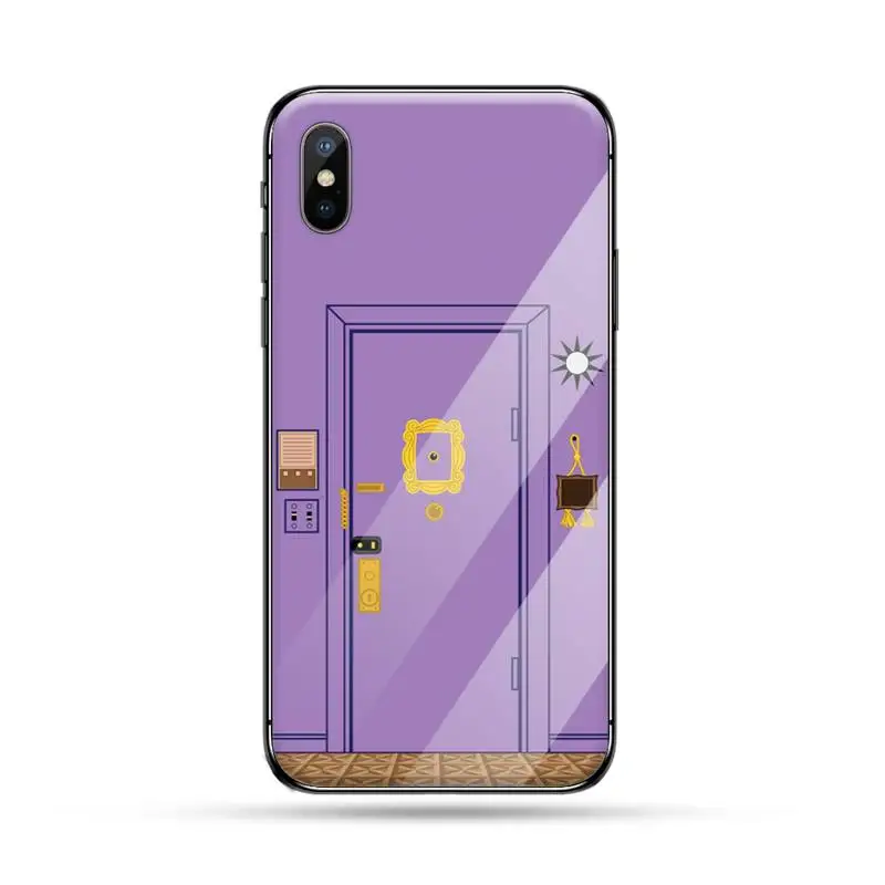

Funny Friends TV Show Phone Case Tempered glass For iphone 6 6S 7 8 plus X XS XR 11 12 PRO MAX Mini