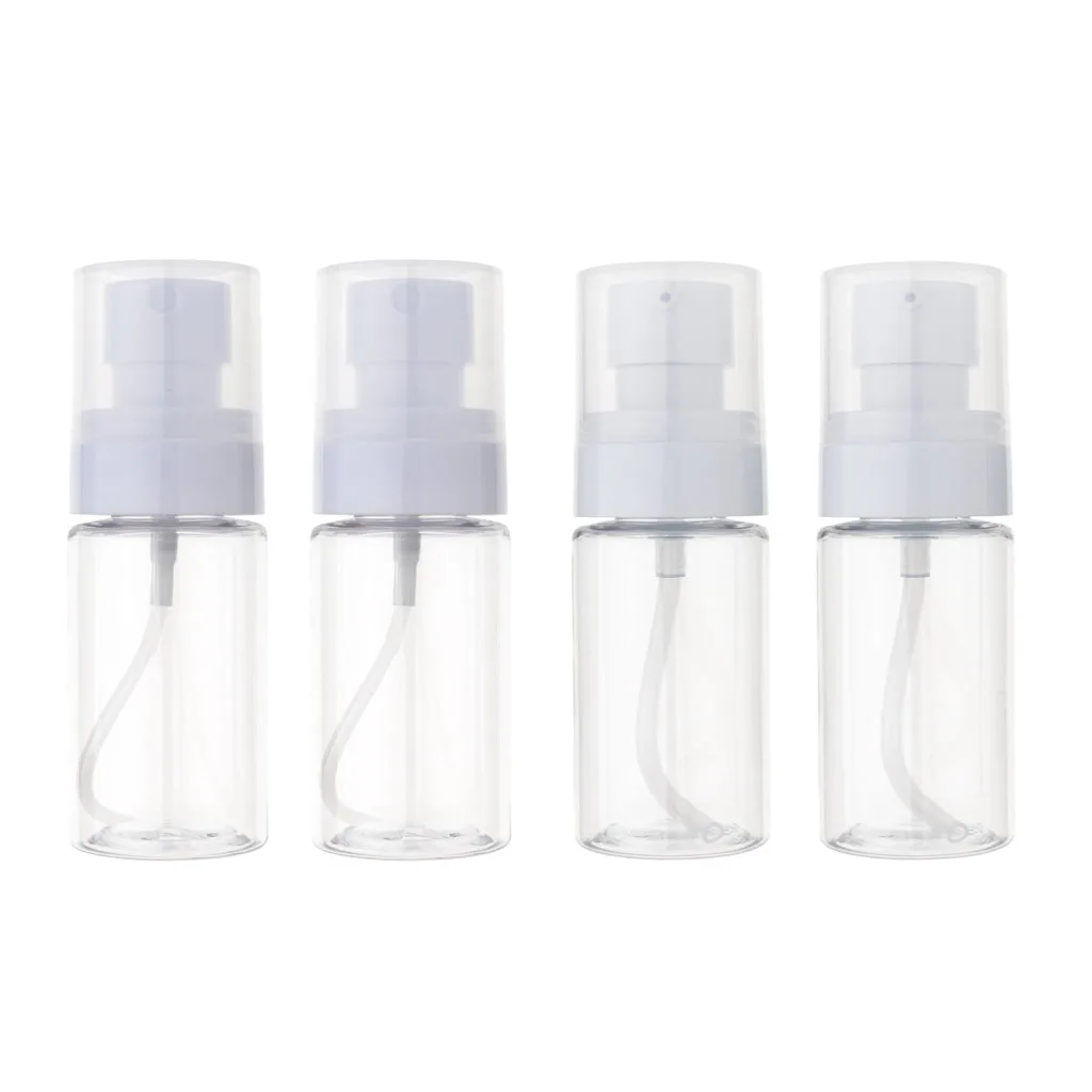 

Пустые многоразовые пластиковые флаконы для парфюма с тонером, 2 шт., 40 мл, дорожные контейнеры для косметики, лосьона, крема