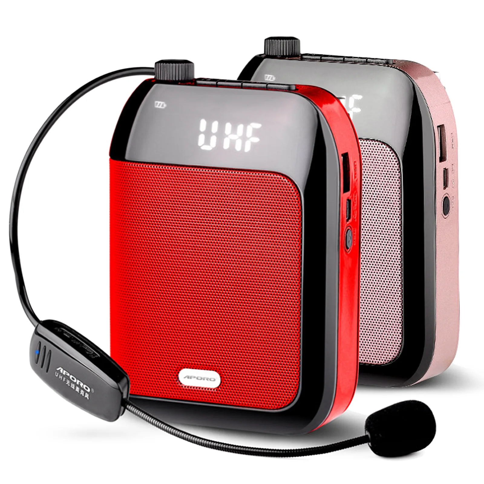 Gosear Voice Amplifier 15W Multifunctional Portable Bluetooth-compatible Speaker with Wireless Microphone for Teachers | Электроника
