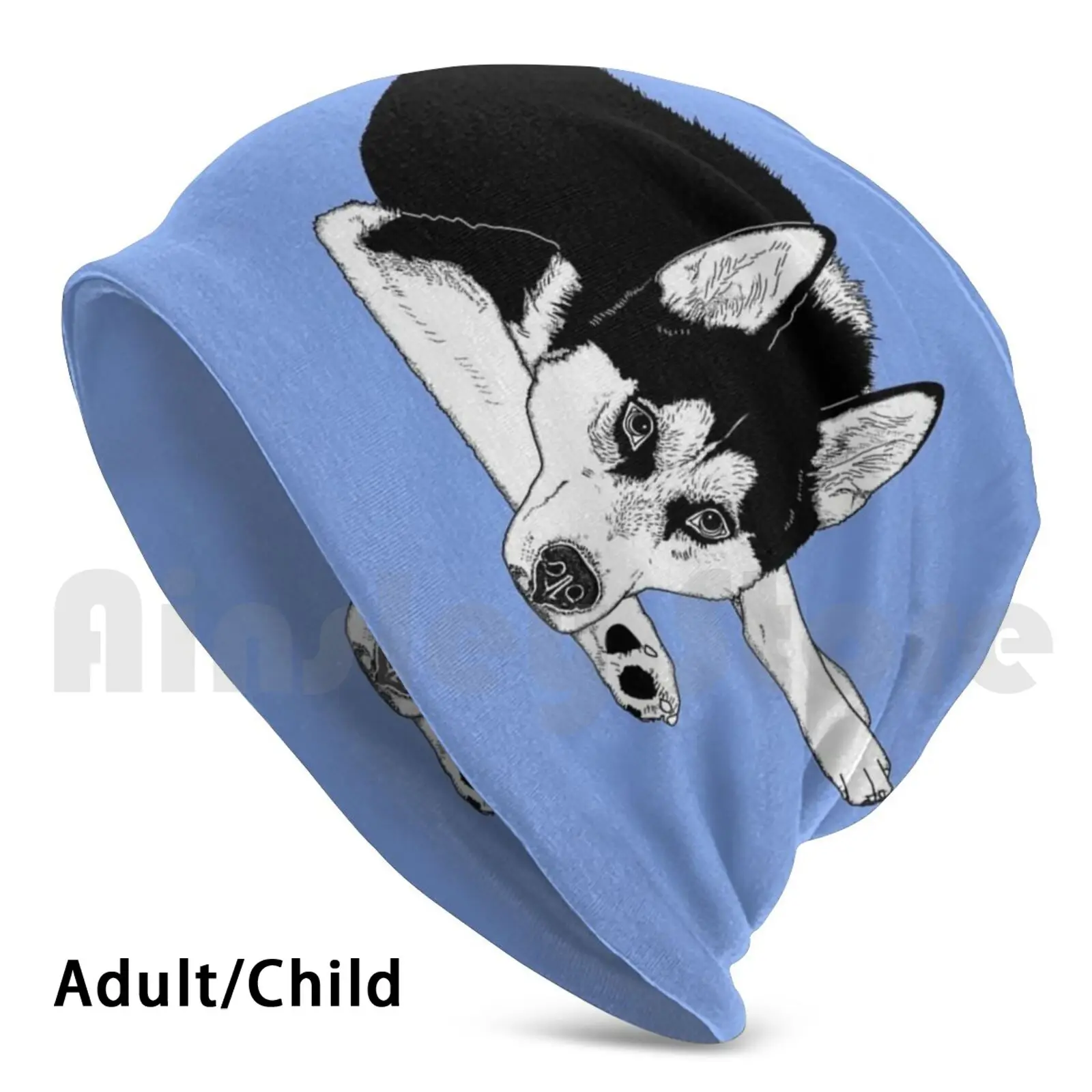 

Siberian Husky Beanies Knit Hat Hip Hop Siberian Husky Dog Sled Huskies Siberian Husky Aheadgraphics Pet