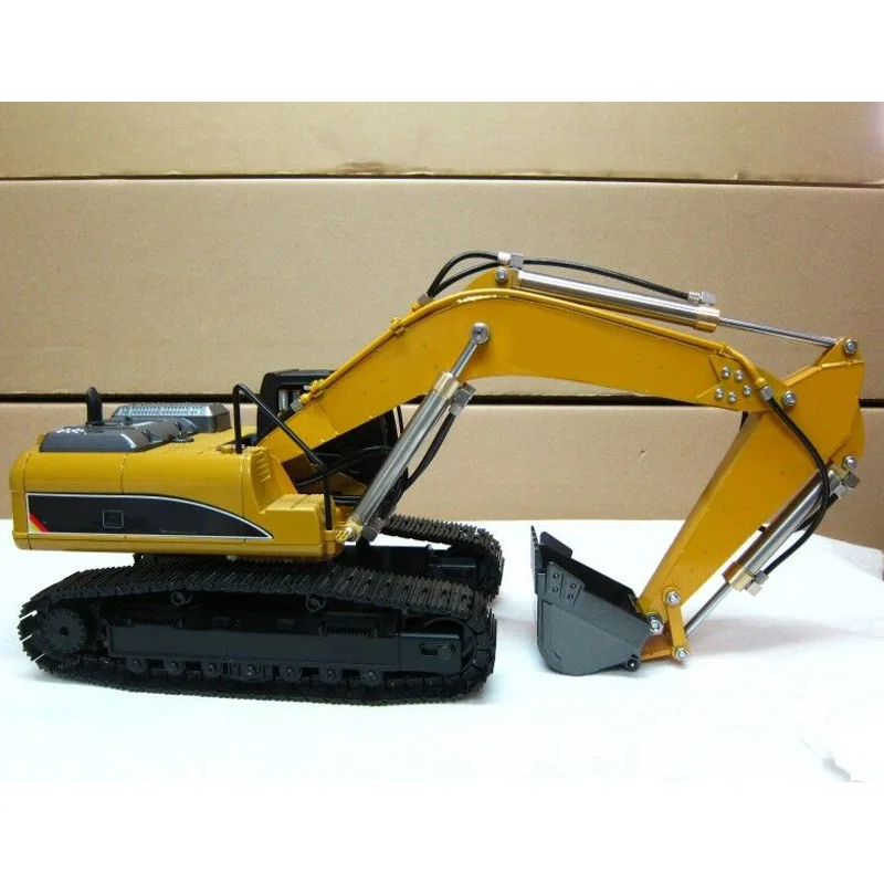

CUSTOM MADE RTR 1/18 FULL Metal Scale Hydraulic Excavator w / FSi6 2.4G