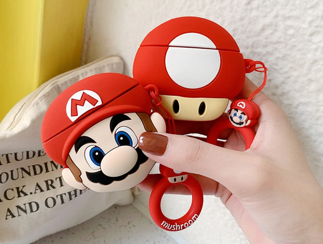 Защитный чехол Super Mario Airpods для AirPods 1/2 Pro 3 поколения Беспроводная Bluetooth гарнитура
