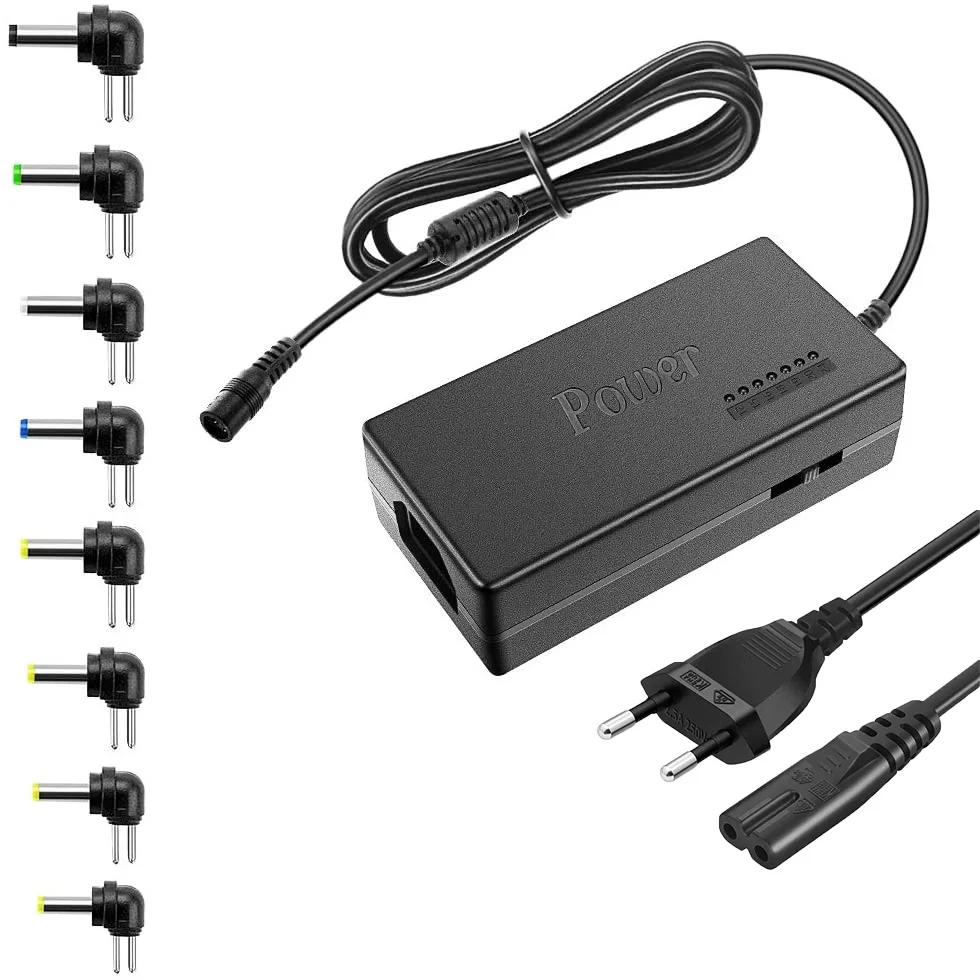 

96W Notebook Adapter 12V 15V 16V 18V 19V 4.5A 20V 24V 4A AC DC Adaptor Adjustable Power Supply Adapter Universal Charger