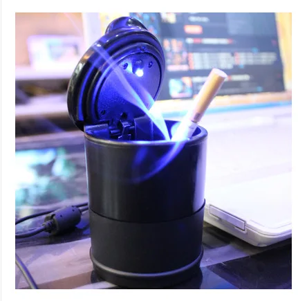 Автомобильная пепельница светодиодный светильник креативный Ночной высокая