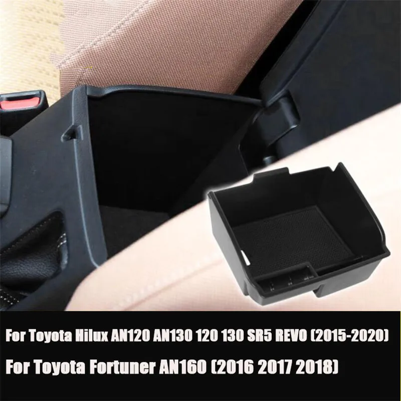 Центральный автомобильный подлокотник для хранения коробки Toyota Hilux AN120 AN130 Innova