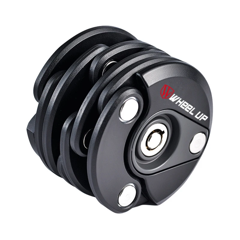 

1pcs bicycle lock anti-theft chain mountain bike hamburger lock bicycle fixed folding lock outdoor riding equipment accessories