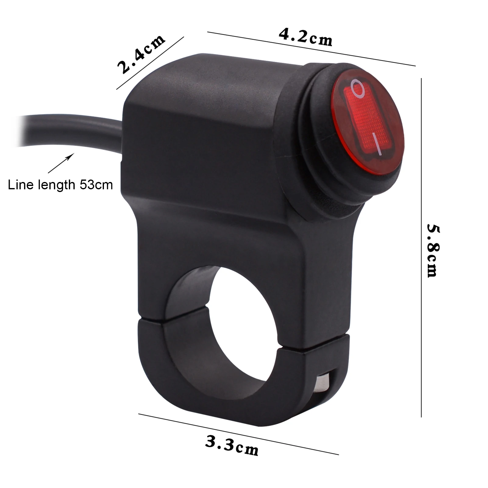 Универсальный Водонепроницаемый Мотоцикл головной светильник тумана