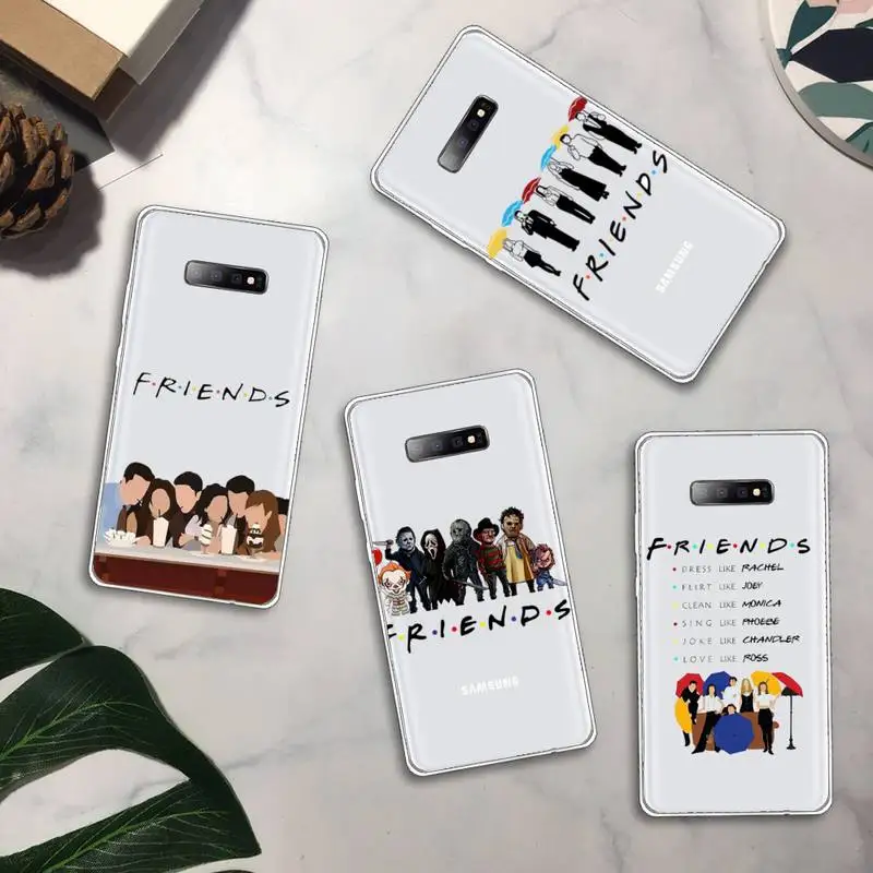 

friends TV Phone Case Transparent For Samsung Galaxy A71 A21s S8 S9 S10 plus note 20 ultra