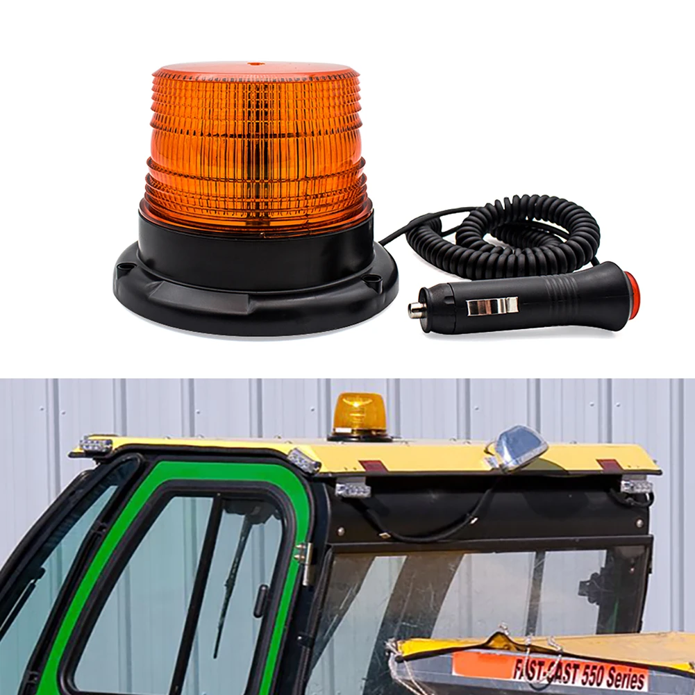

DC 12V-80V Truck Warning Light 12V Strobe Emergency Lamp with Magnetic Mounted Police Lights Car LED Strobe Flashing Light