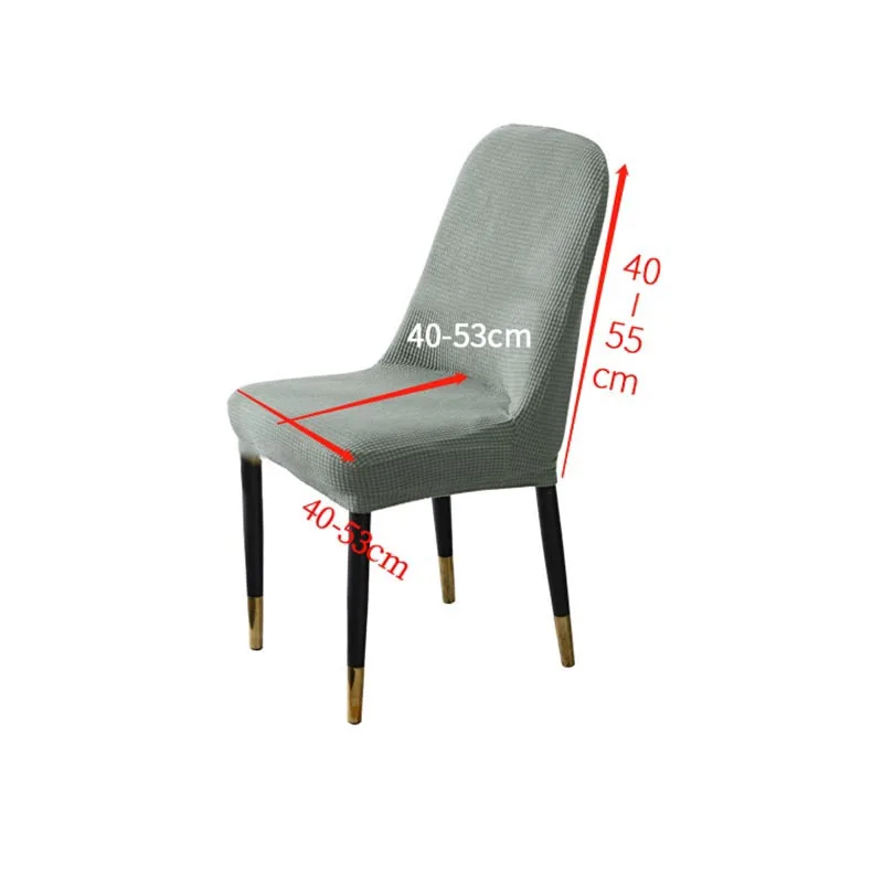 

Armless Chair Cover Solid Color Stretch Seat Covers For Living Room Removable Stool Slipcover Proctector For Bedroom Home Decro