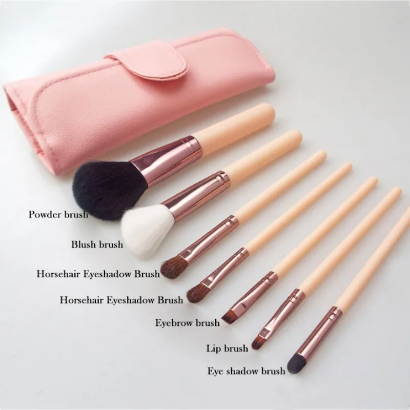 Рекомендуем 7 шт кисть для пудры румян теней кисти макияжа набор кистей кисточек