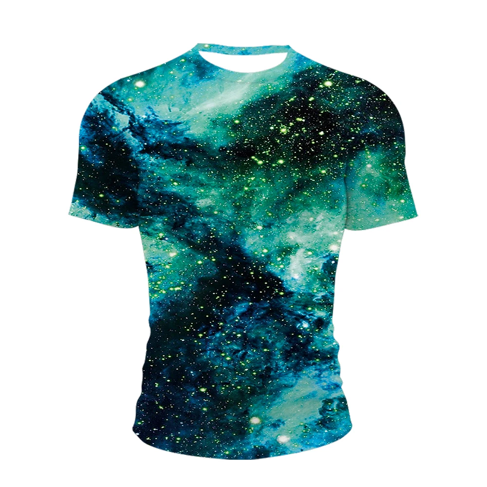 

Spring/Fall 2021 new 3D printed short sleeve seasonal men's junior sportswear