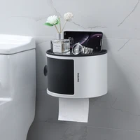toilet paper holder bathroom tissue storage toilet roll holder paper bathroom hardware hole free waterproof makeup storage rack