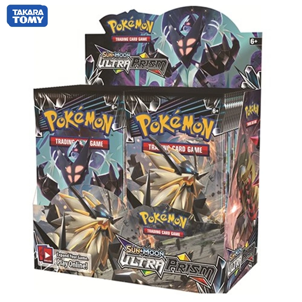 

324Pcs/Box Pokemon Card TCG Sun and Moon Ultra Prism 36 Pack Booster Box Collect Trading Card Game Card Collect cards