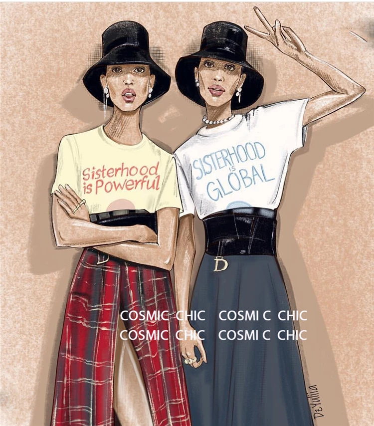 Cosmicchic, осенняя Феминистская футболка, короткий рукав, с буквенным принтом, хлопок, лен, футболка с принтом Sisterhood Global, футболка